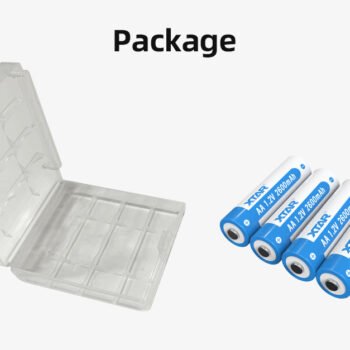 XTAR 4XAA NI-MH 2600MAH RECHARGEABLE (BLUE)