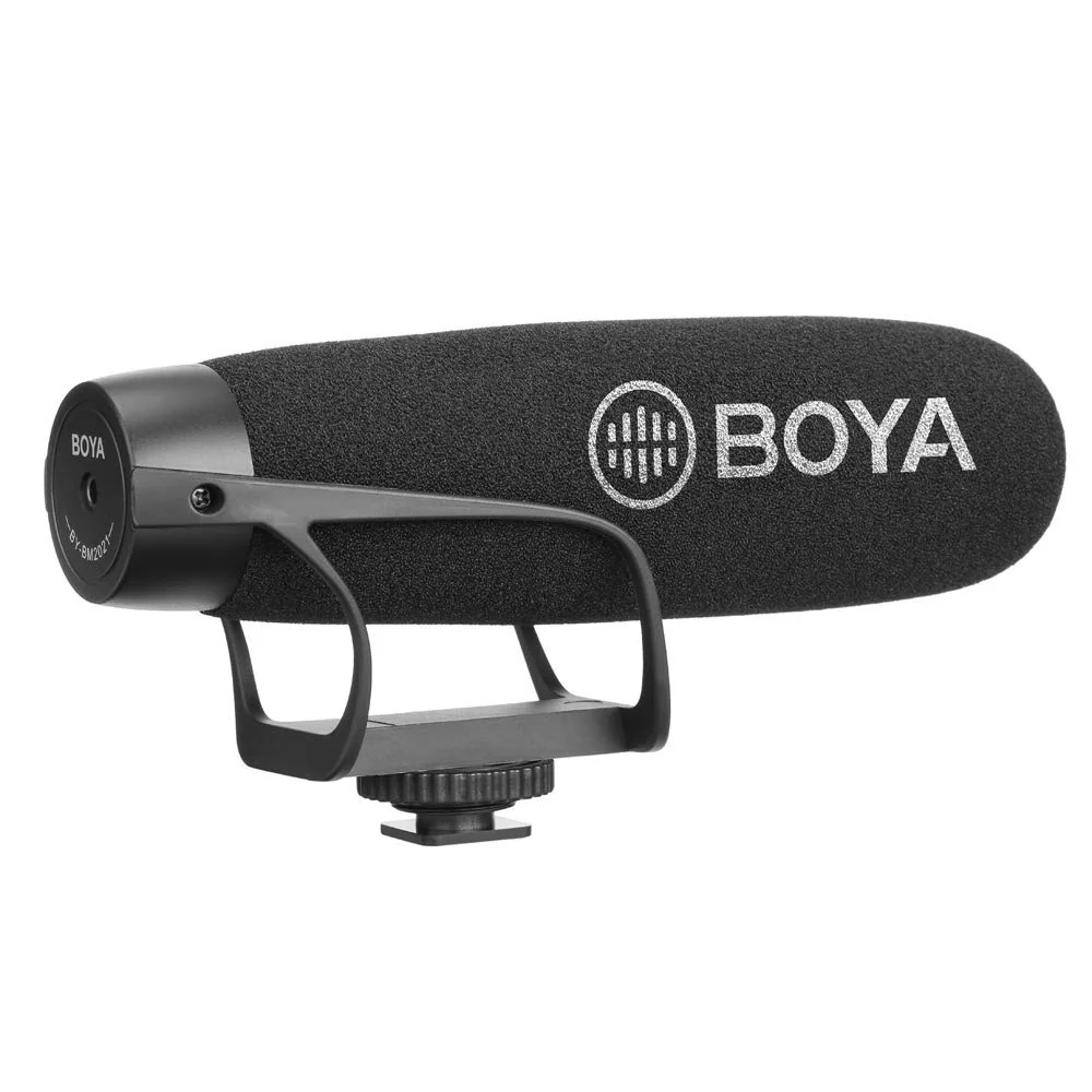 BOYA BY-BM2021 Wired On-Camera Super-Cardioid Shotgun Microphone for Cameras and Smartphones