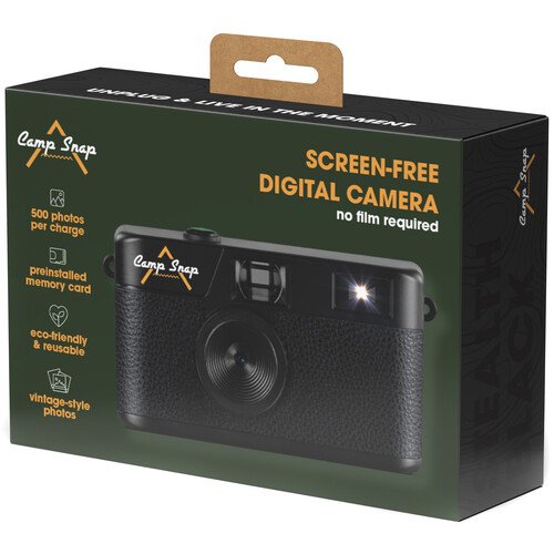 Camp Snap CS-V105 Screen-Free Digital Camera (Stealth Black)