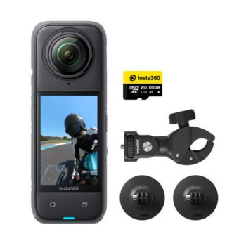 Insta360 X4 360 8K Camera Motorcycle Bundle