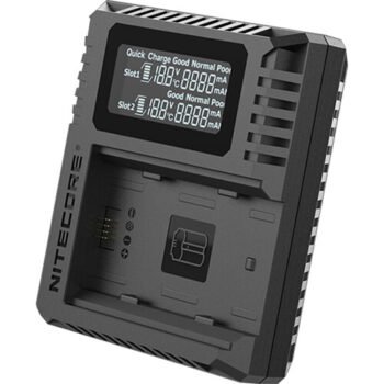 Nitecore FX3 Dual-Slot USB Type-C QC Charger for FUJIFILM X-T4 Batteries
