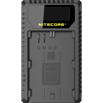 Nitecore UCN1 Dual-Slot USB Travel Charger for Canon LP-E6, LP-E6N, and LP-E8 Lithium-Ion Batteries