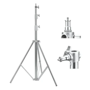 9ft STAINLESS LIGHTSTAND (spring)