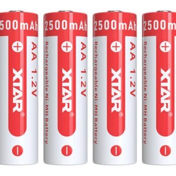 Xtar 4xaa Ni-Mh2500mah rechargeable (red)