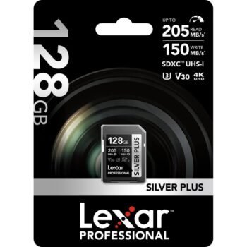 Lexar silver plus 128gb 205/150 SD card