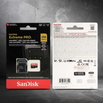 Sandisk Extreme Pro MicroSDXC Card with Adapter 256gb