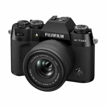 Fujifilm X-T50 Mirrorless Camera with 15-45mm F3.5-5.6 OIS PZ Lens