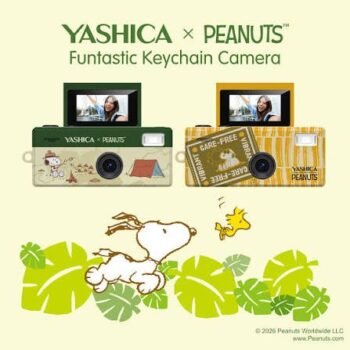 Yashica X Peanuts Fantastic Keychain Camera